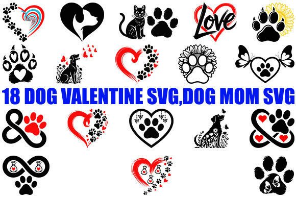 18 Dog Valentine SVG, Dog Mom Svg: A Designer's Review