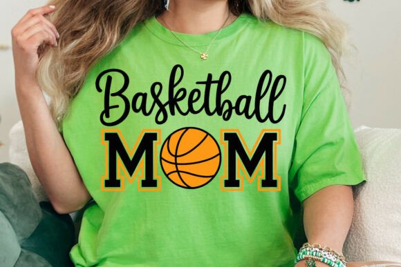 Basketball Mom SVG for Sports Fan Apparel