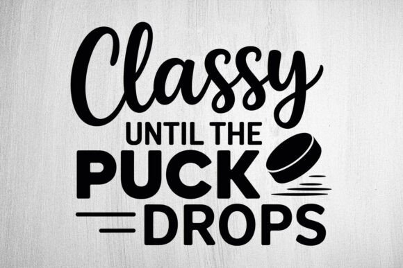 Classy Until the Puck Drops: A Versatile Embroidery Design