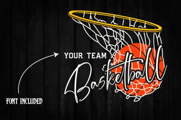Custom Basketball Team Svg for Embroidery Projects