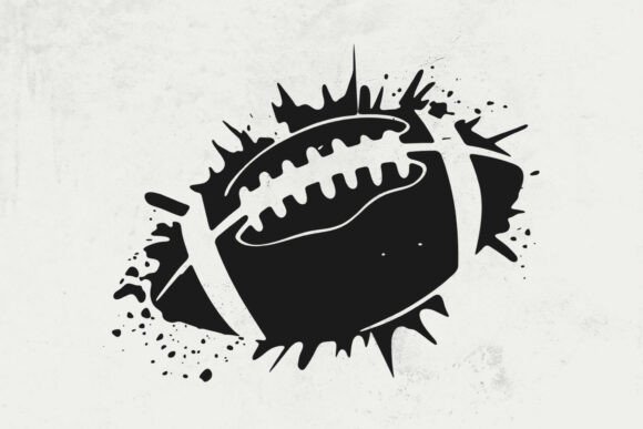 Football Splats Svg, Football Splatter: A Versatile Design