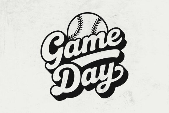 Game Day Baseball SVG: A Retro Embroidery Gem