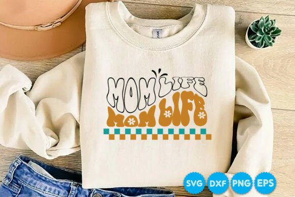 Mom Life Retro SVG Design: A Versatile Embroidery Gem