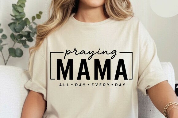 Praying Mama Svg: A Heartfelt Embroidery Design