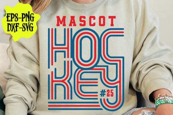 Retro Hockey Team Template, Hockey Mom
