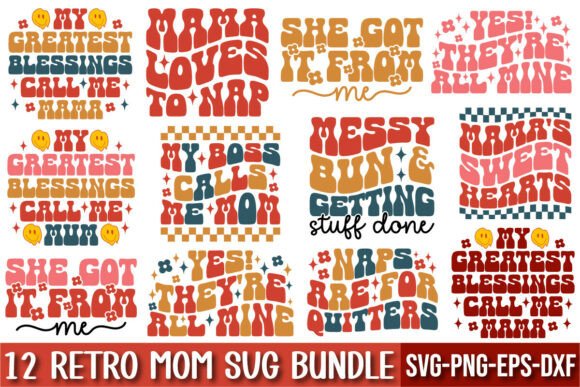 Retro Mom SVG Bundle 5: A Versatile Design Review