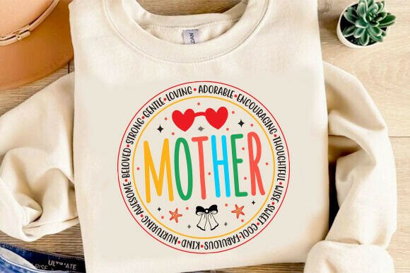 Retro Mothers Day, Mama Heart, Mom Svg