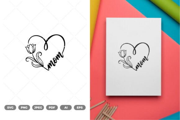 Reviewing Mom Heart SVG Clipart for Embroidery