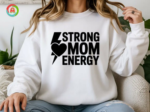 Strong Mom Energy SVG: A Versatile Embroidery Design