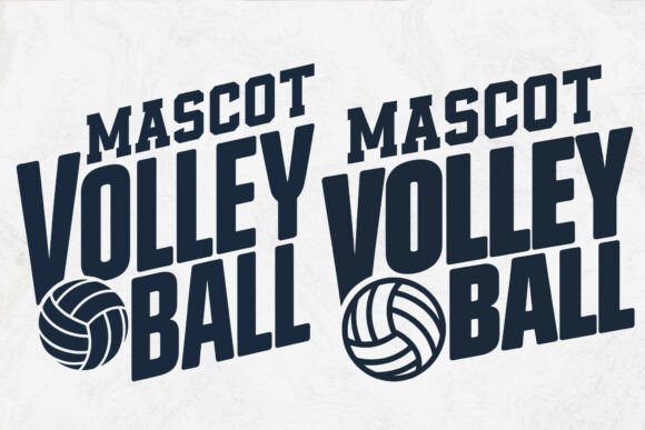 Volleyball Mascot SVG Design for Embroidery Projects