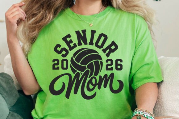 Volleyball Mom 2026 SVG for Senior Night